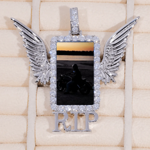 RIP WING 3D CUSTOM PICTURE PENDANT