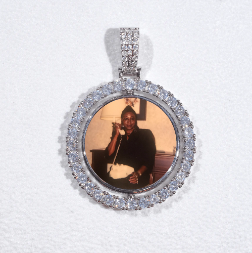 3D Spinning 2-Faced Custom Picture Pendant