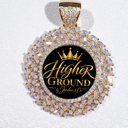 Large 3D Wheat Ear Custom Picture Pendant