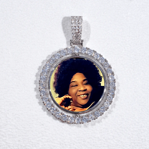 3D Spinning 2-Faced Custom Picture Pendant
