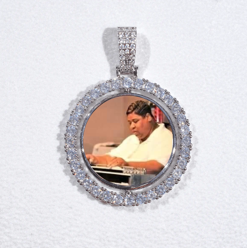 3D Spinning 2-Faced Custom Picture Pendant