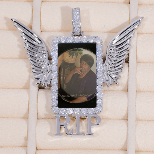 RIP WING 3D CUSTOM PICTURE PENDANT