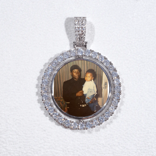 3D Spinning 2-Faced Custom Picture Pendant