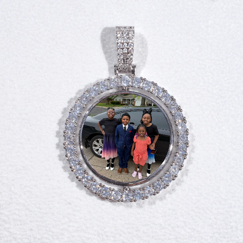 3D Spinning 2-Faced Custom Picture Pendant