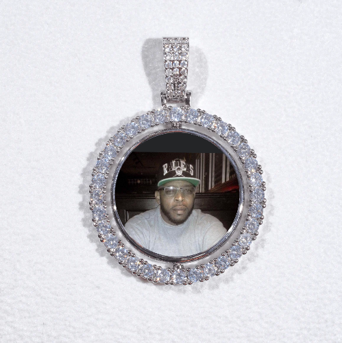 3D Spinning 2-Faced Custom Picture Pendant
