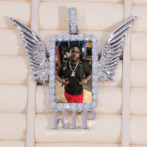 RIP WING 3D CUSTOM PICTURE PENDANT
