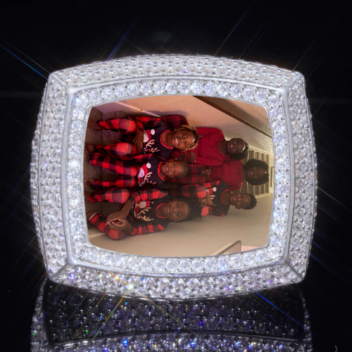 3D CUSTOM PICTURE ICED RING