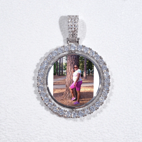 3D Spinning 2-Faced Custom Picture Pendant