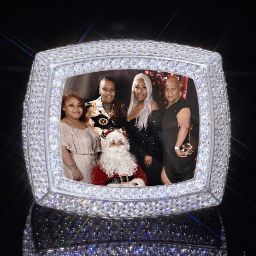 3D CUSTOM PICTURE ICED RING
