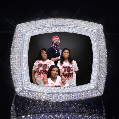 3D CUSTOM PICTURE ICED RING