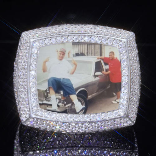 3D CUSTOM PICTURE ICED RING