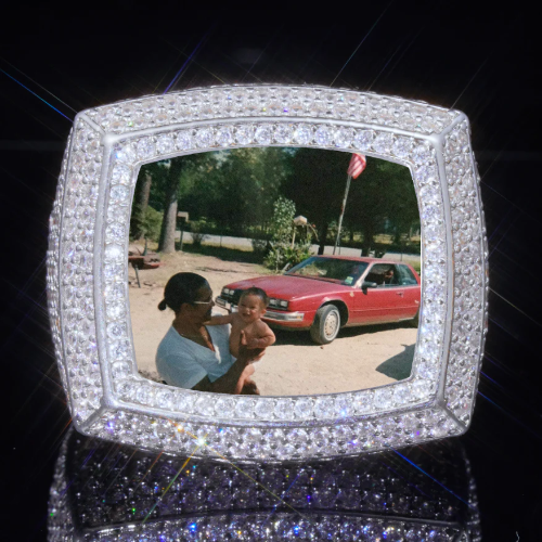 3D CUSTOM PICTURE ICED RING