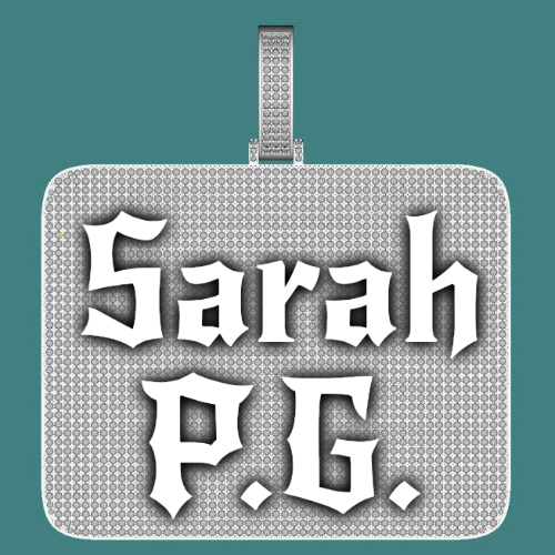 CUSTOM LETTER NECKLACE 3D BIG SQUARE