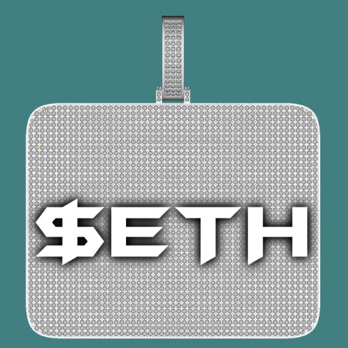 CUSTOM LETTER NECKLACE 3D BIG SQUARE