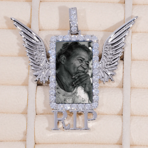 RIP WING 3D CUSTOM PICTURE PENDANT