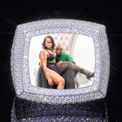 3D CUSTOM PICTURE ICED RING
