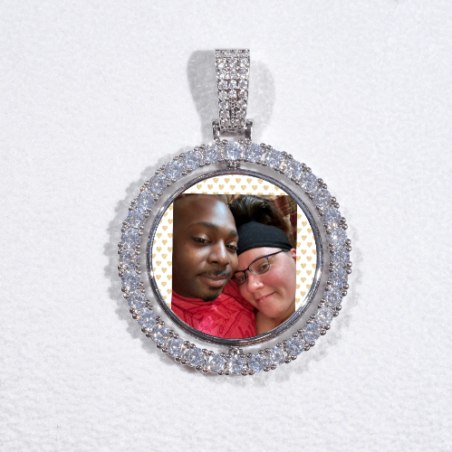 3D Spinning 2-Faced Custom Picture Pendant