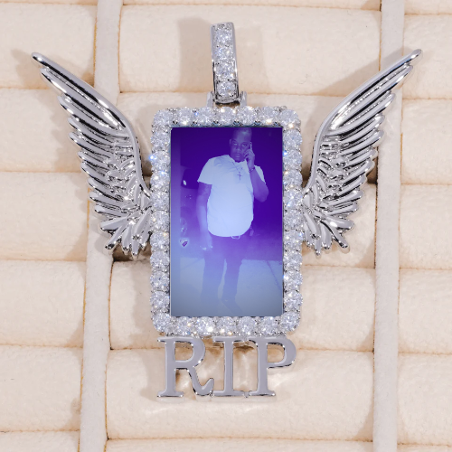 RIP WING 3D CUSTOM PICTURE PENDANT