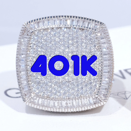 CUSTOM LETTER 3D ICED RING