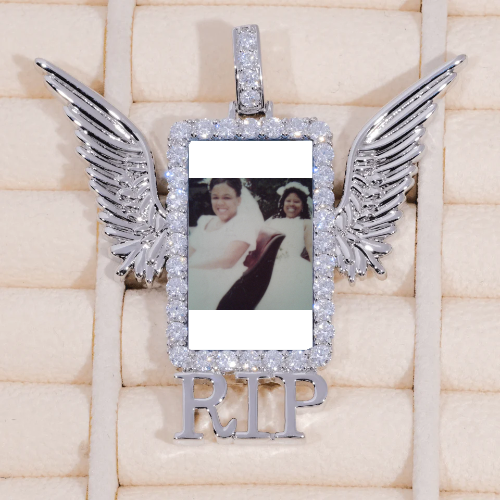 RIP WING 3D CUSTOM PICTURE PENDANT