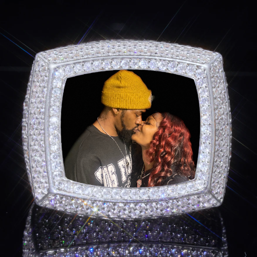 3D CUSTOM PICTURE ICED RING