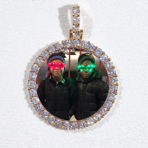3D CIRCLE CUSTOM PICTURE PENDANT SMALL SIZE