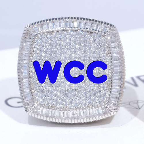 CUSTOM LETTER 3D ICED RING