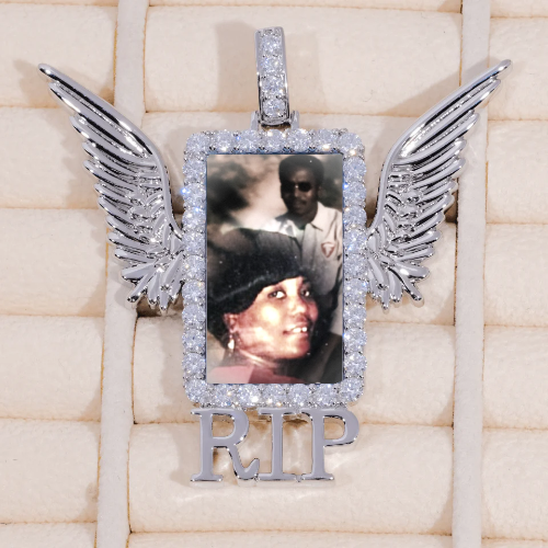 RIP WING 3D CUSTOM PICTURE PENDANT