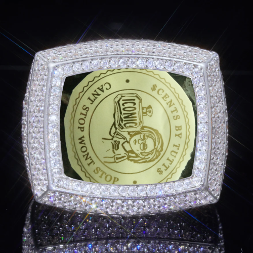 3D CUSTOM PICTURE ICED RING