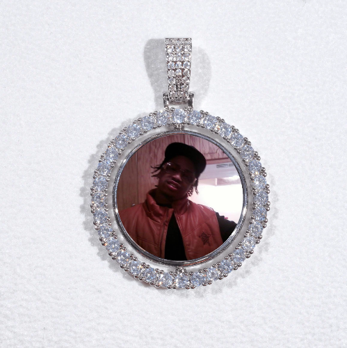 3D Spinning 2-Faced Custom Picture Pendant