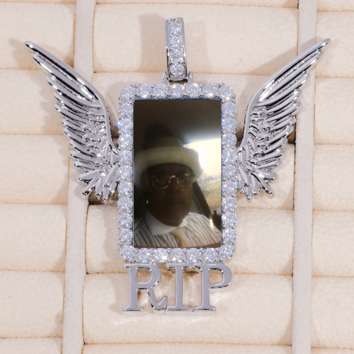 RIP WING 3D CUSTOM PICTURE PENDANT