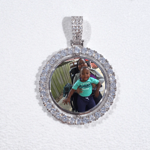 3D Spinning 2-Faced Custom Picture Pendant