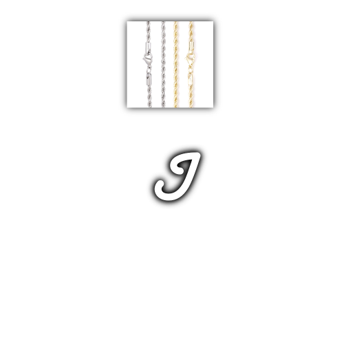Script Custom Letter Necklace
