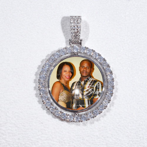 3D Spinning 2-Faced Custom Picture Pendant