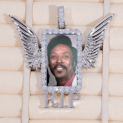 RIP WING 3D CUSTOM PICTURE PENDANT
