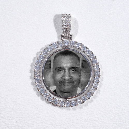 3D Spinning 2-Faced Custom Picture Pendant