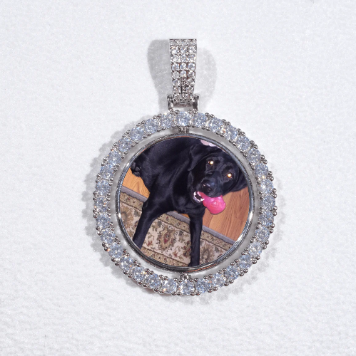 3D Spinning 2-Faced Custom Picture Pendant