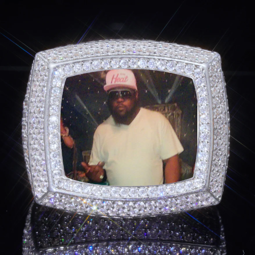 3D CUSTOM PICTURE ICED RING