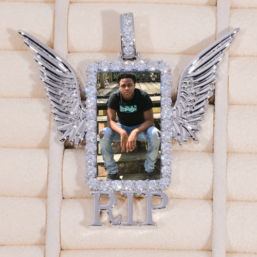 RIP WING 3D CUSTOM PICTURE PENDANT