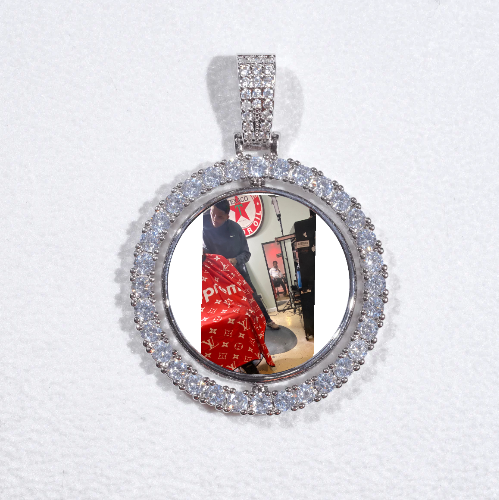 3D Spinning 2-Faced Custom Picture Pendant