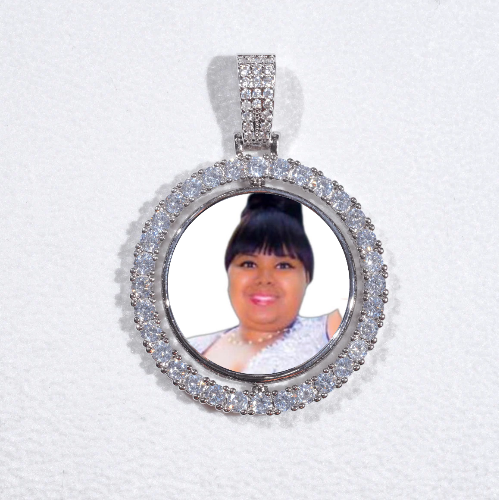 3D Spinning 2-Faced Custom Picture Pendant