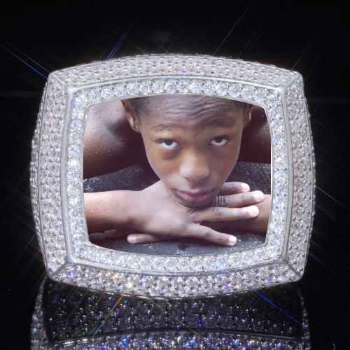 3D CUSTOM PICTURE ICED RING