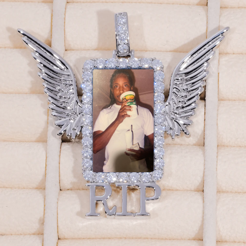 RIP WING 3D CUSTOM PICTURE PENDANT