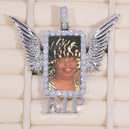 RIP WING 3D CUSTOM PICTURE PENDANT