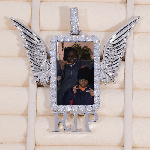 RIP WING 3D CUSTOM PICTURE PENDANT