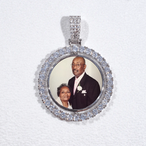 3D Spinning 2-Faced Custom Picture Pendant
