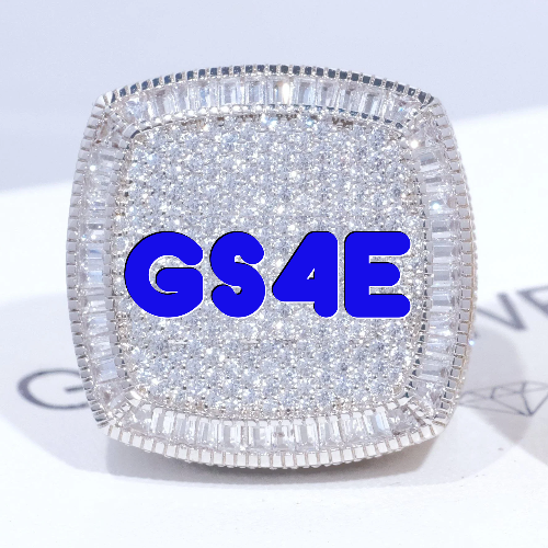 CUSTOM LETTER 3D ICED RING