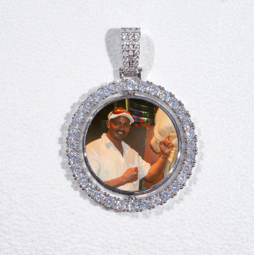 3D Spinning 2-Faced Custom Picture Pendant