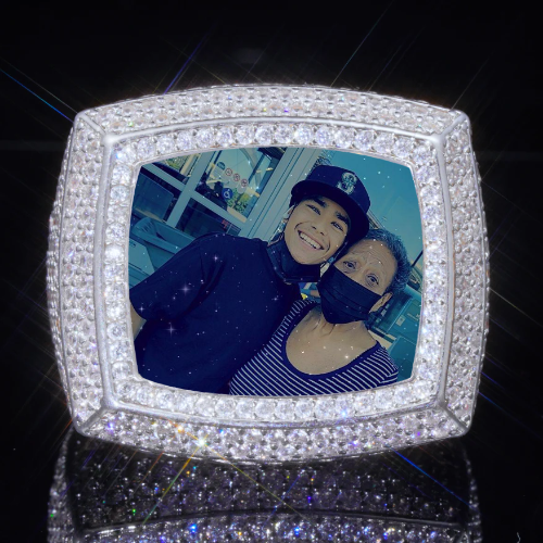 3D CUSTOM PICTURE ICED RING