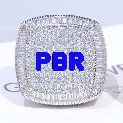 CUSTOM LETTER 3D ICED RING